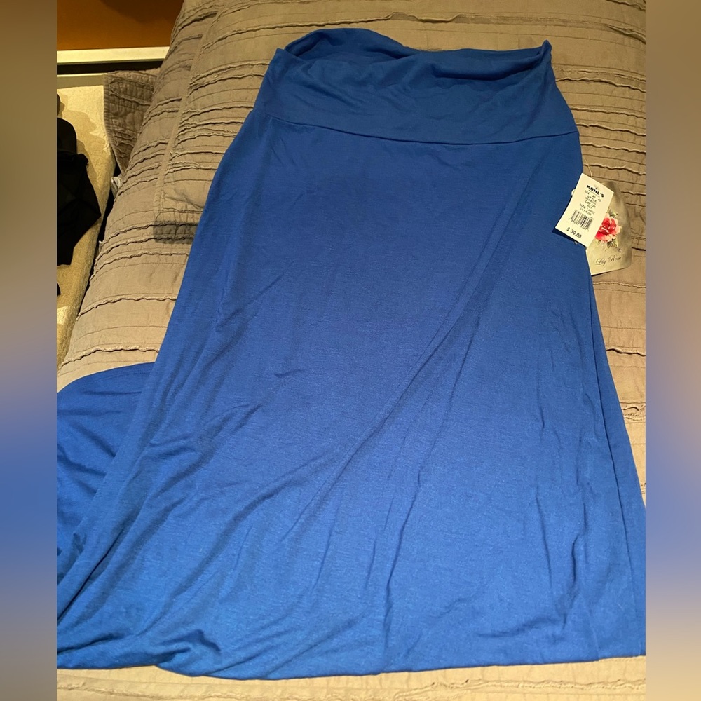Blue maxi skirt-Kohls